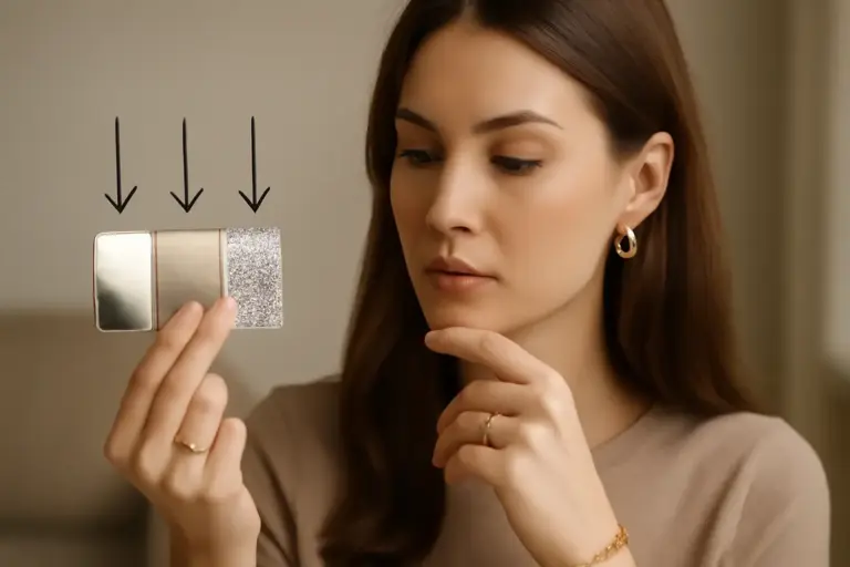 Come scegliere la finitura dei gioielli: lucida, satinata o martellata? L’effetto che dona più valore al look
