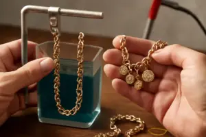 Cosa sono i gioielli galvanizzati? Il vantaggio nascosto rispetto alle placcature tradizionali