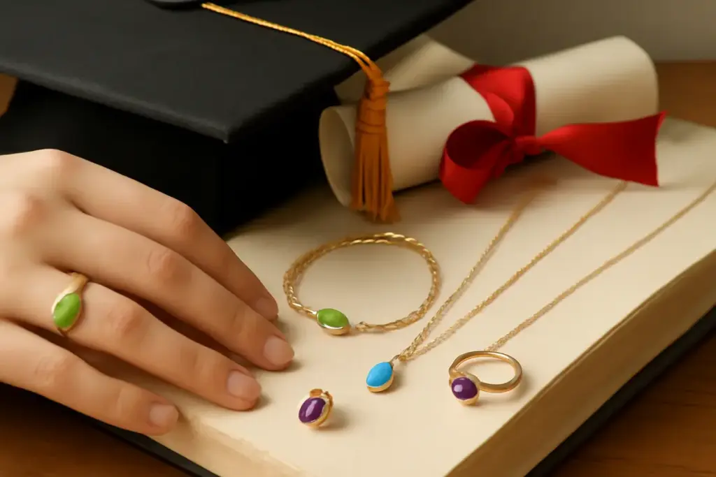Gioielli con pietre portafortuna per la laurea: quali scegliere e il significato che li rende speciali
