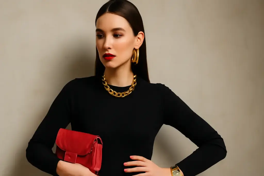 Quali accessori esaltano il total black? I richiami di stile che ravvivano anche gli outfit più semplici